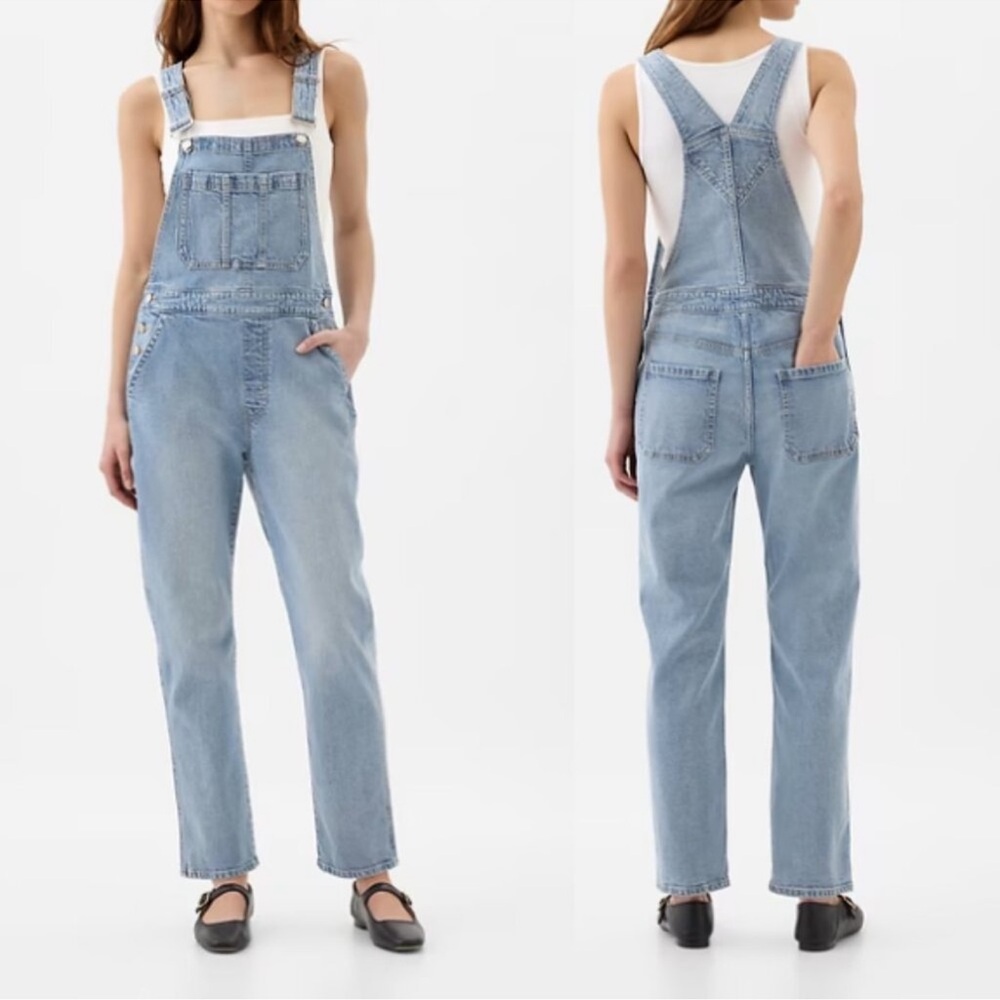 Gap Denim Overalls Light Wash Size XS NWOT